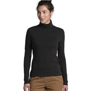 The North Face Wool Fitted L/S Turtleneck Size XL Charcoal Grey NF0A7WD EUC